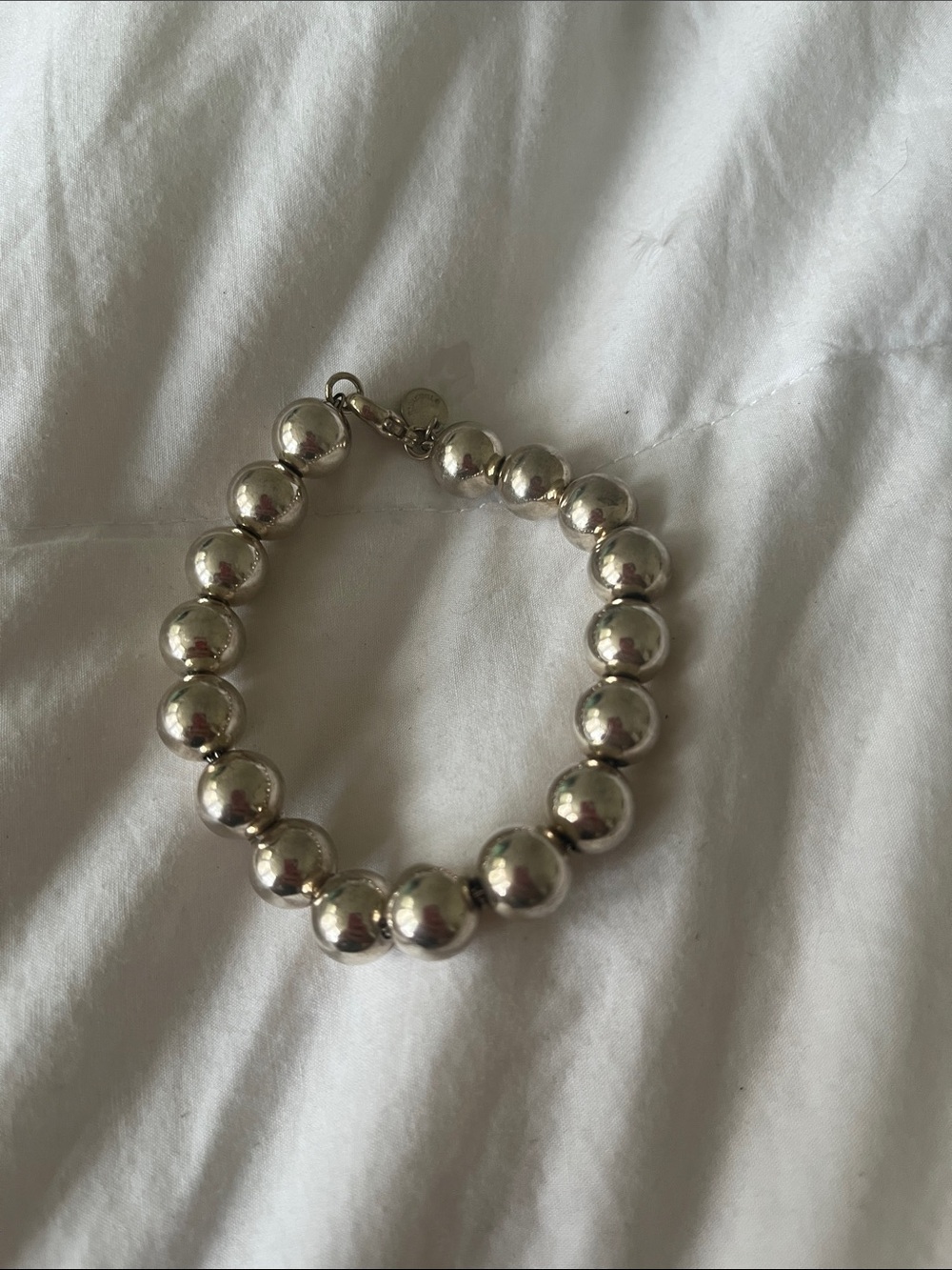 Tiffany & Co. Silver Ball Bracelet (6.25 in)